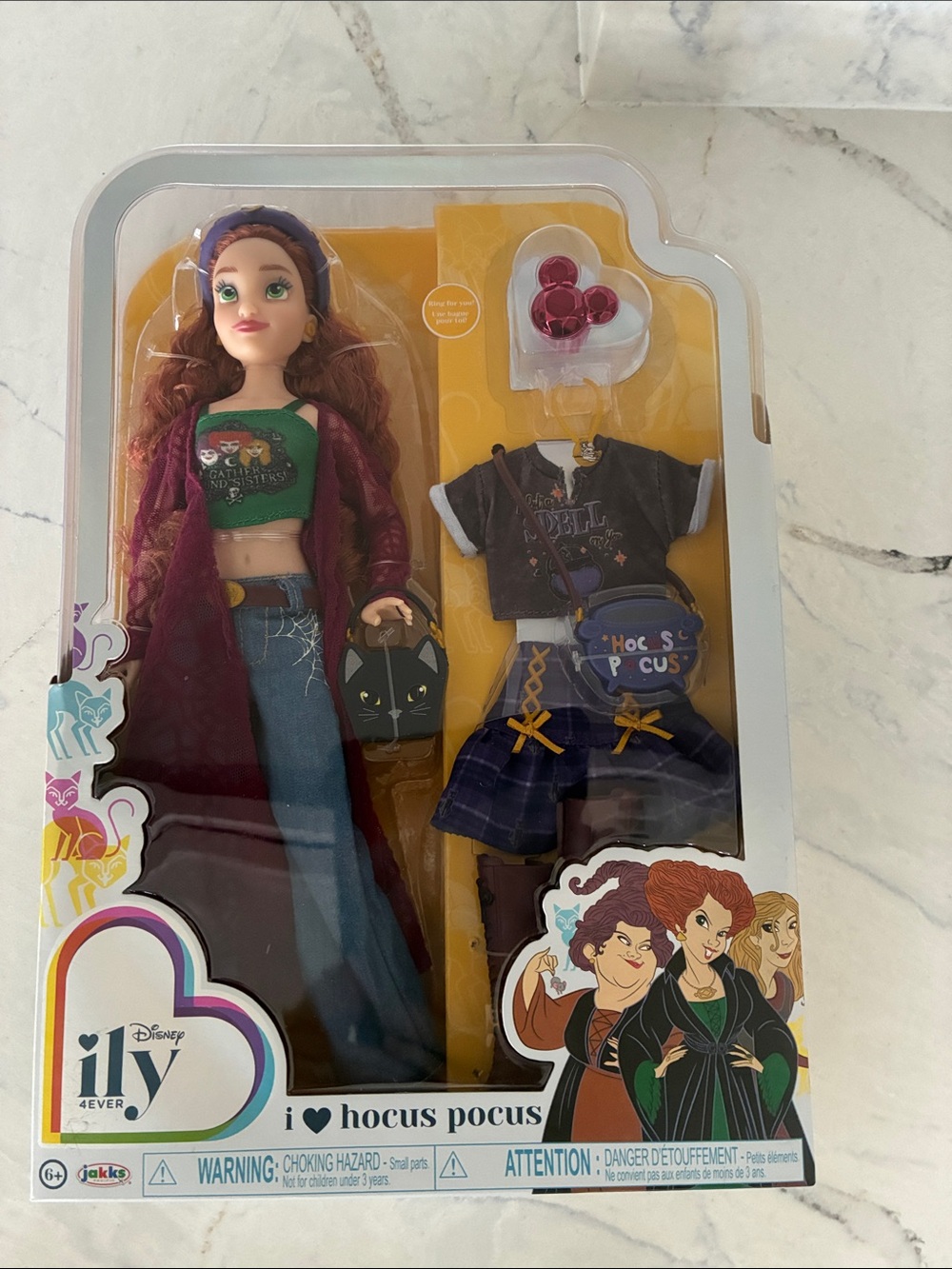 Disney ily Fashion Doll - I ❤️ Hocus Pocus - Winifred -New